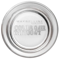Maybelline New York Eyestudio Color Tattoo 24H Creme-Gel-Lidschatten Nr. 45 Infinite White